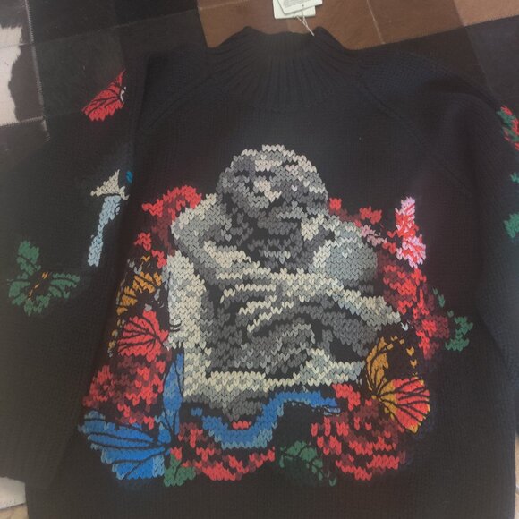 Valentino wool sweater size S New Oversized $3800 - Picture 3 of 5